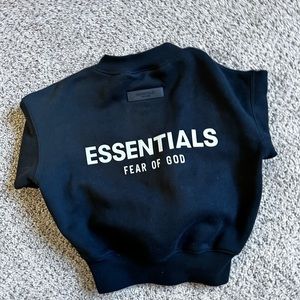 Unisex kids Fear Of God Essentials crew neck